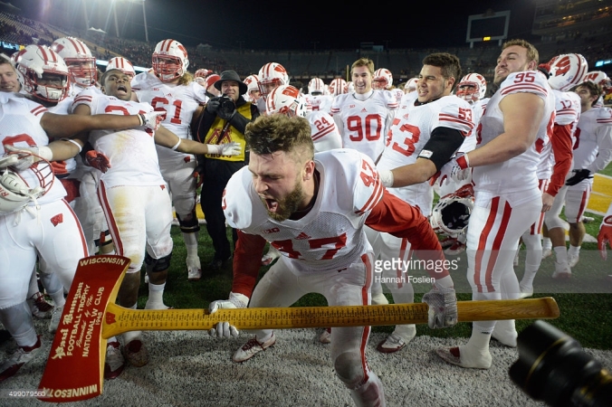 Vince Biegel with the axe II