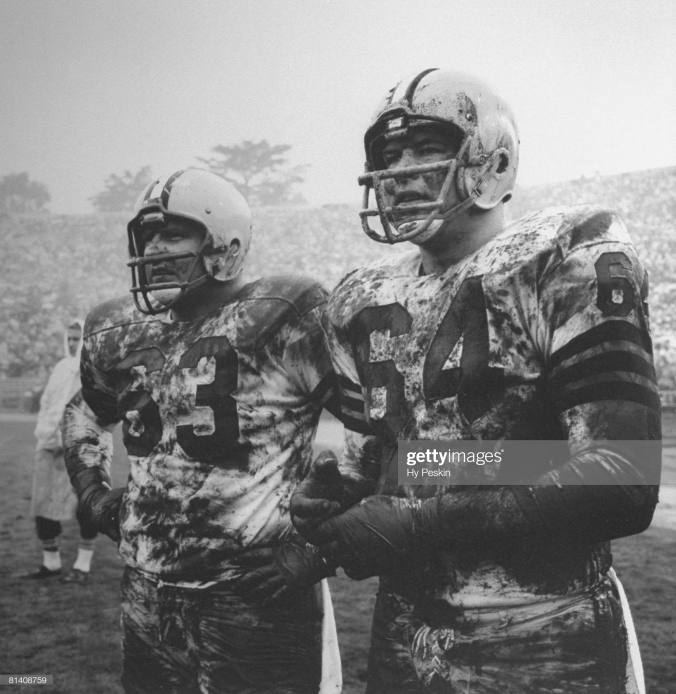 Fuzzy and Jerry in the Mud Bowl at Kexar in 1960